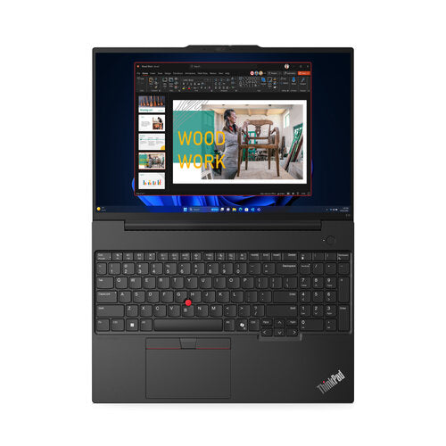 Laptop ThinkPad E16 G2  LENOVO 21MB0009LM - 16 pulgadas, Intel Core Ultra 5, 125U, 16 GB, Windows 11 Pro, 512 GB. Garantía de 3 años. Laptop ThinkPad E16 G2  LENOVO 21MB0009LM - 16 pulgadas, Intel Core Ultra 5, 125U, 16 GB, Windows 11 Pro, 512 GB. Garantía de 3 años.
